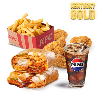 Kentucky Gold Wrapper XL Box - order on-line in KFC